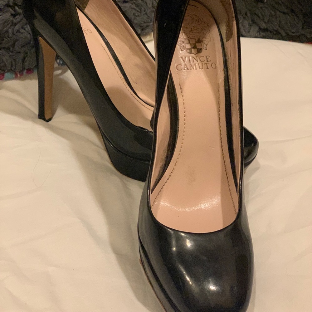 vince camuto patent leather heels